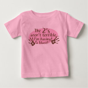 T-shirt Pour Bébé Les 2 ne sont pas terribles…
