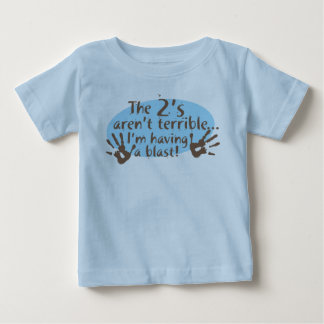 T-shirt Pour Bébé Les 2 ne sont pas terribles…