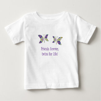 T-shirt Pour Bébé Les Amis Pour Toujours Jumeaux Pour La Vie