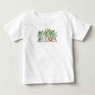 T-shirt Pour Bébé Les animaux de la jungle