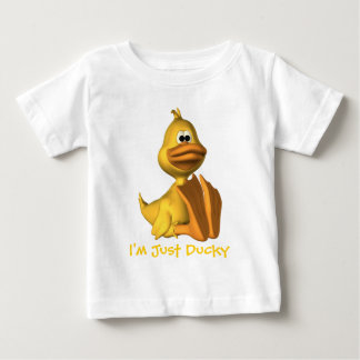 T-shirt Pour Bébé Les bambins, je suis juste Ducky long Sleft