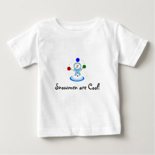 T-shirt Pour Bébé Les bonshommes de neige sont cool