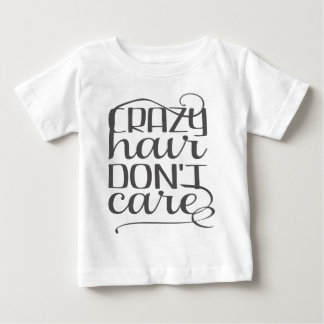 T-shirt Pour Bébé Les cheveux fous ne s'en soucient pas