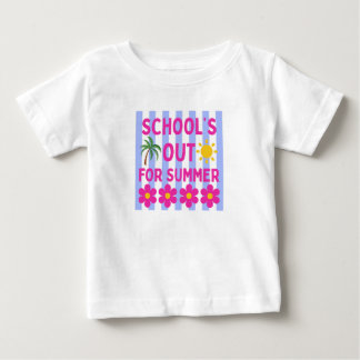 T-shirt Pour Bébé Les classes sont finies pour l'été