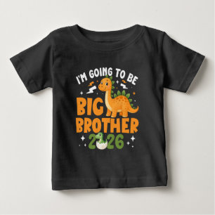 T-shirt Pour Bébé les enfants Big Brother 2026 Je vais être Big Brot