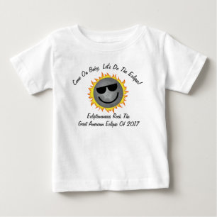 T-shirt Pour Bébé Les enfants font la chemise d'éclipse