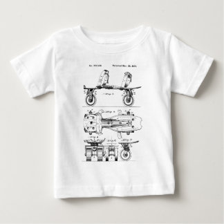 T-shirt Pour Bébé Les Etats-Unis de patinage