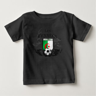T-shirt Pour Bébé Les Fennecs 2014 Algérie football Baby faire pouss