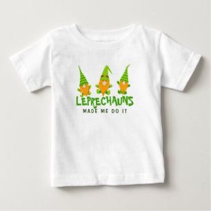 T-shirt Pour Bébé Les lutins m'ont fait faire ça Drôle de jour de la