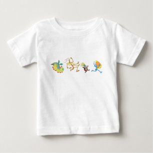 T-shirt Pour Bébé Les personnages d'A Bug's Life pourchassent après