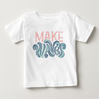 T-shirt Pour Bébé Les petites filles font des vagues