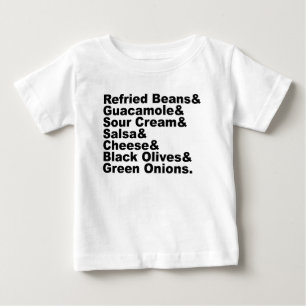 T-shirt Pour Bébé Les sept ingrédients d'un dip à sept couches