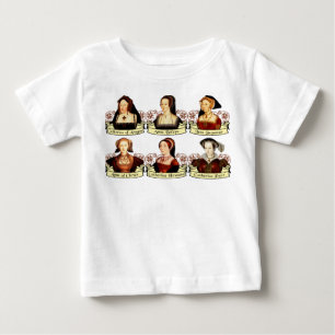 T-shirt Pour Bébé Les six épouses du classique de Henry VIII