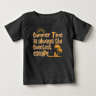 T-shirt Pour Bébé L'été est toujours le plus doux évasion