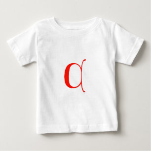 T-shirt Pour Bébé Lettre C Chemt