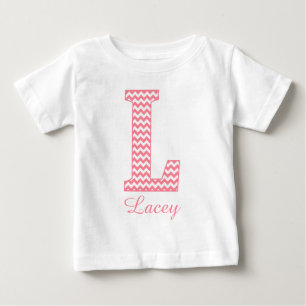 T-SHIRT POUR BÉBÉ LETTRE CLÉ L MONO PECTRON PLEIN