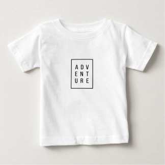 T-shirt Pour Bébé Lettre d'Aventure - Citation Minimaliste Moderne