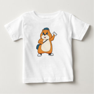 T-shirt Pour Bébé Lettre hamster Postman