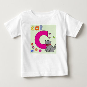 T-SHIRT POUR BÉBÉ LETTRE TARABLE CHAT C