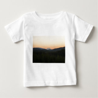 T-shirt Pour Bébé Lever de soleil du mont Rainier