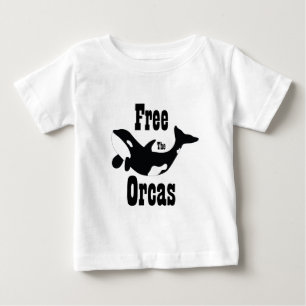 T-shirt Pour Bébé Libérez les orques