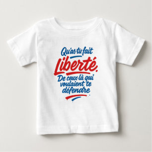 T-shirt Pour Bébé Liberté