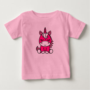 T-shirt Pour Bébé Licorne de petite fille