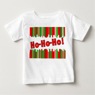 T-shirt Pour Bébé Lignes découpées - Rouge et vert