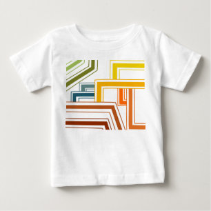 T-shirt Pour Bébé Lignes des années 1970