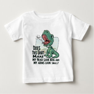 T-shirt Pour Bébé Lil T. Rex Big Head Armoiries