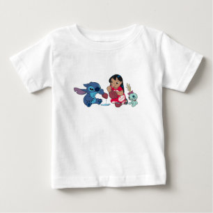 T-shirt Pour Bébé Lilo et Stitch Tea Party