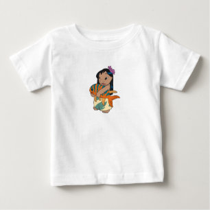 T-shirt Pour Bébé Lilo et Stitch's Lilo Holding Fish