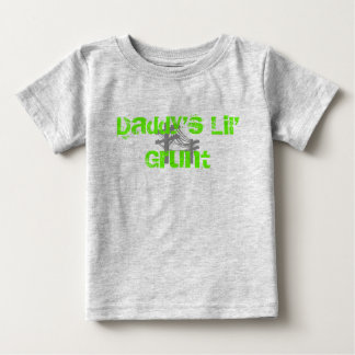 T-shirt Pour Bébé Lil's Grunt-Organic Creeper-GREEN