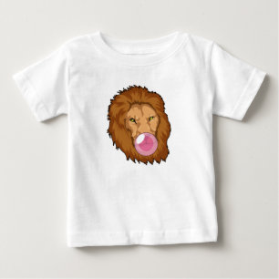 T-shirt Pour Bébé Lion avec gomme Bubble