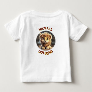 T-shirt Pour Bébé Lion Grows