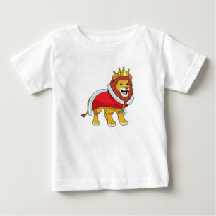 T-shirt Pour Bébé Lion roi avec Couronne & Cap