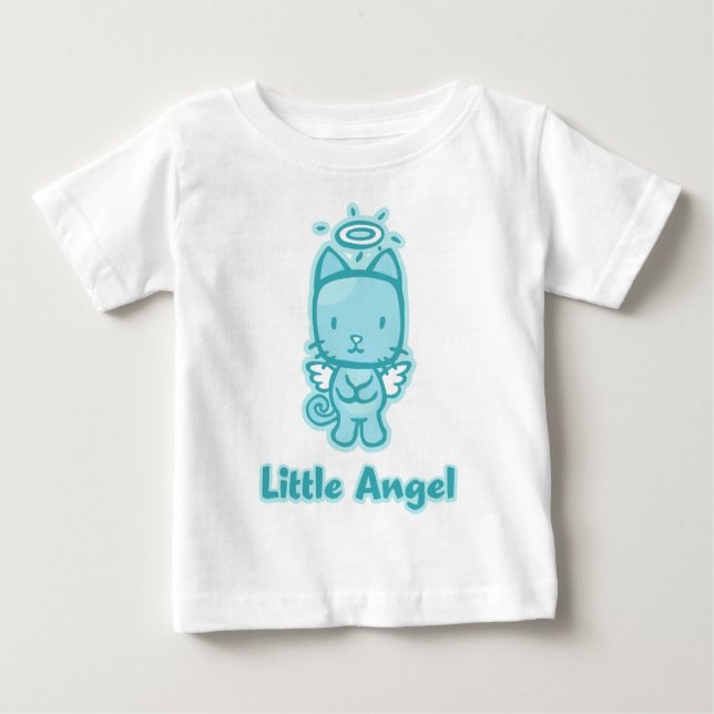 T-shirt Pour Bébé "Little Angel...Little Devil" Toddler L/S Tee (Devant)