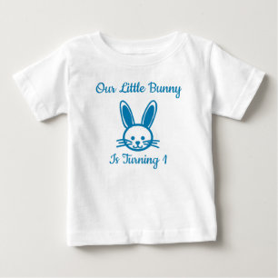 T-shirt Pour Bébé Little Bunny 1er anniversaire
