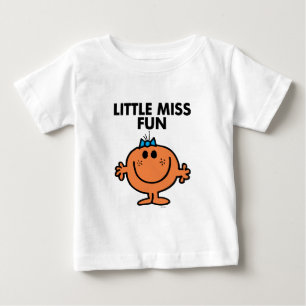 T-shirt Pour Bébé Little Miss Fun   Lettres noires