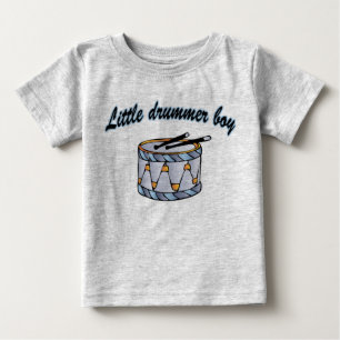T-shirt Pour Bébé little plus drummer boy