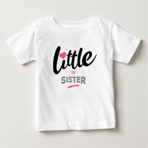 T-shirt Pour Bébé Little sister