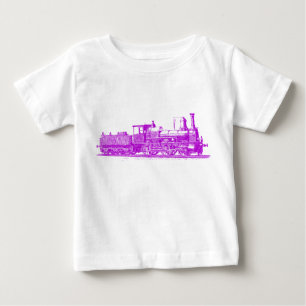 T-shirt Pour Bébé Locomotive - Violet