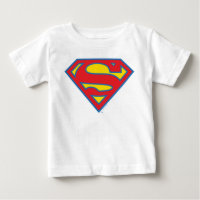Logo classique Supergirl avec fond bleu