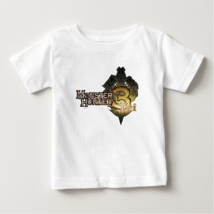 T-shirt Pour Bébé Logo de chasseur de monstre tri