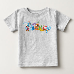 T-shirt Pour Bébé Logo Disney Mickey et ses amis