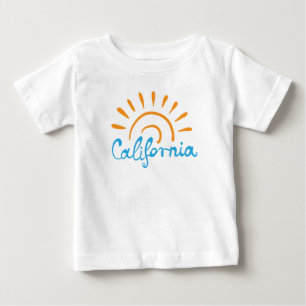 T-shirt Pour Bébé Logo ensoleillé de la Californie