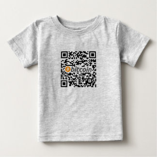 T-shirt Pour Bébé Logo et adresse Bitcoin