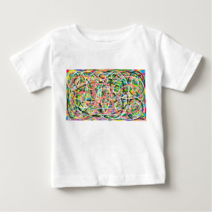 T-shirt Pour Bébé Logo Mon ange avec un motif pastel mixte
