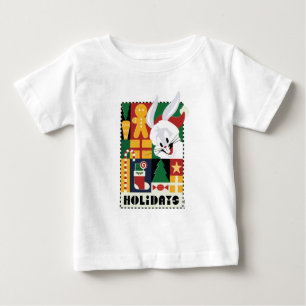 T-shirt Pour Bébé LOONEY TUNES™ BUGS BUNNY™ Holidays Badge