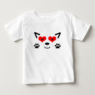 T-shirt Pour Bébé Loup de bébé